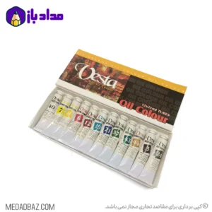 رنگ روغن ۱۲ رنگ وستا ۲۱ میل رنگ روغن 12 رنگ وستا