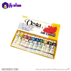 رنگ روغن ۱۰ رنگ وستا ۳۷ میل رنگ روغن 10 رنگ وستا