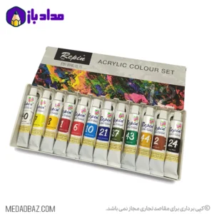 رنگ اکریلیک 12 رنگ رپین