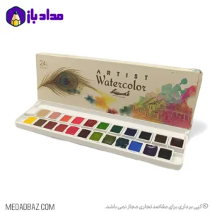 آبرنگ 24 رنگ آقامیری آبرنگ 24 رنگ آقامیری