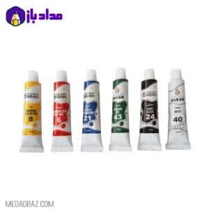 رنگ اکریلیک 6 رنگ ترمه باران